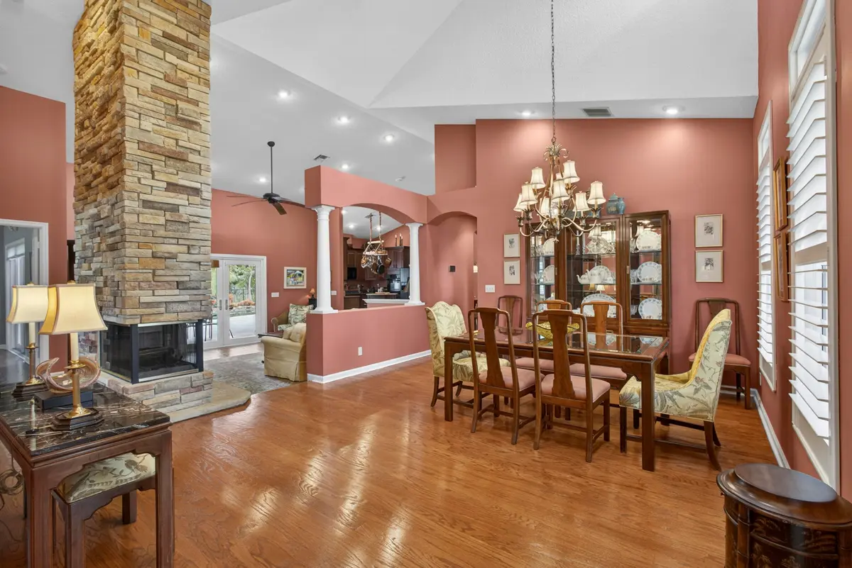 V1 6 Entry to DR to Fireplace in FR 12-p at 12632 Citrus Grove Boulevard, West Palm Beach
