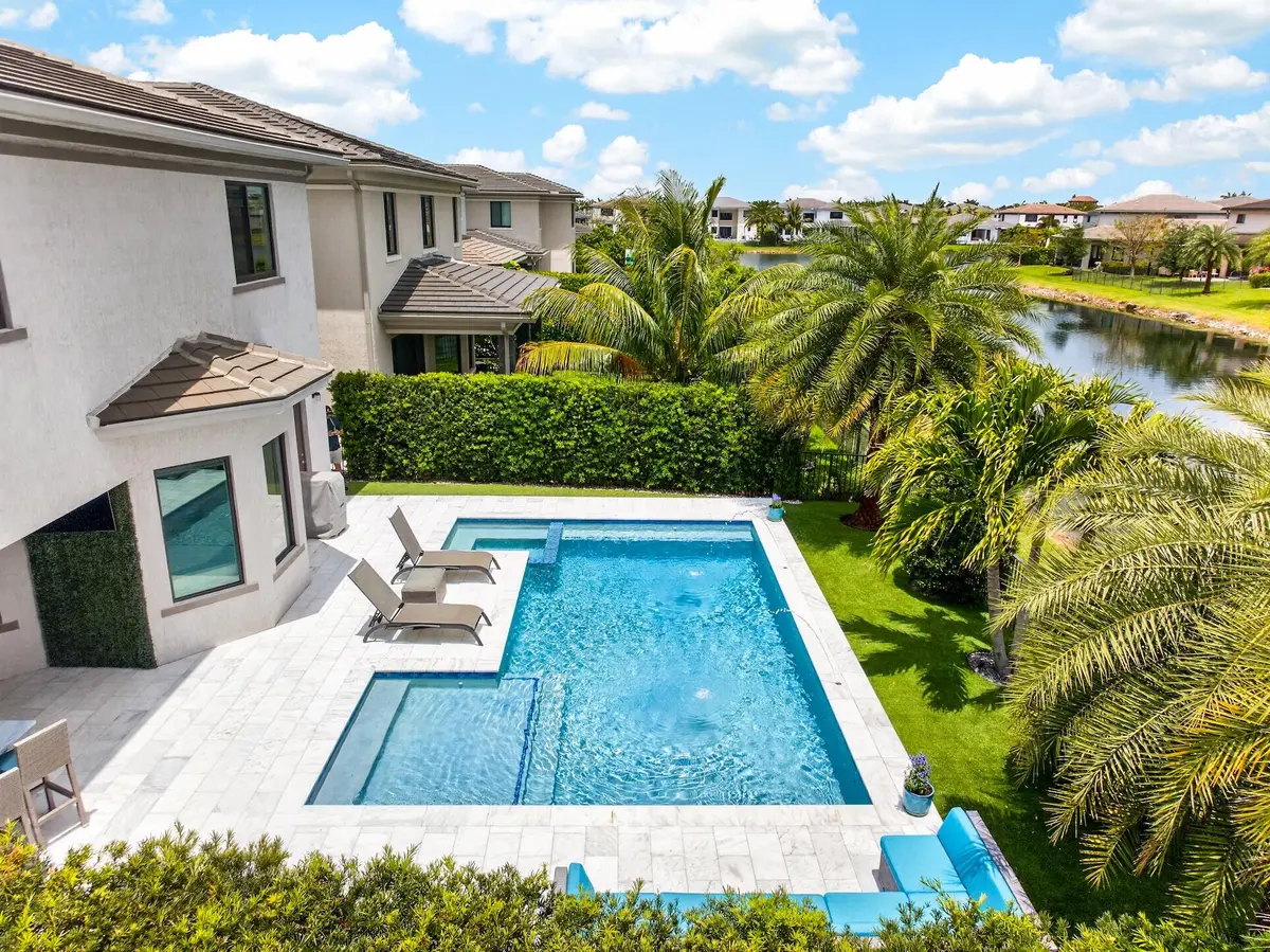 AERIAL BACKYARD at 8612 Prospect Lane, Parkland