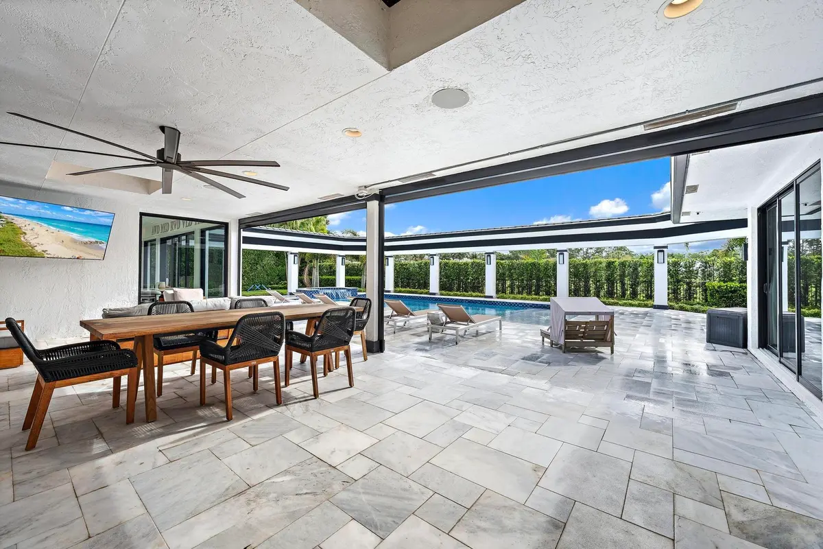deck under cover at 13220 Sabal Chase, Palm Beach Gardens