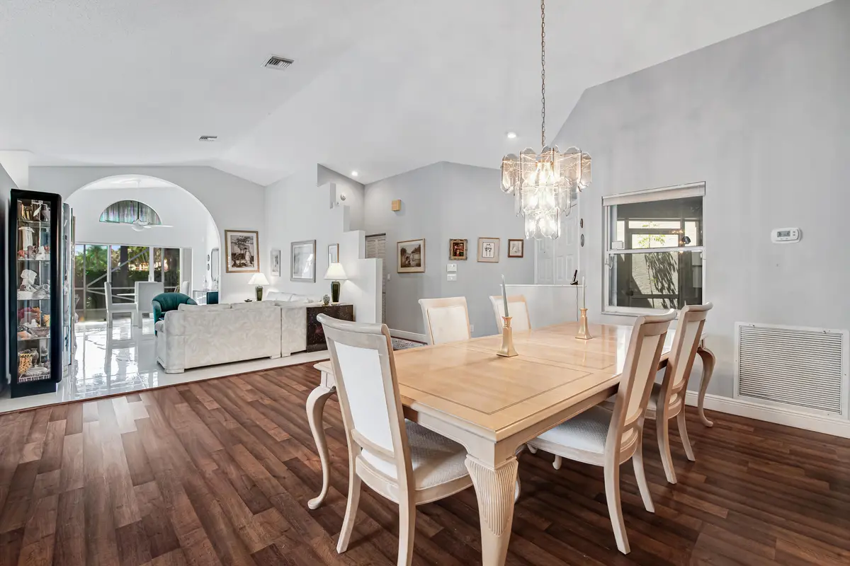 Dining Area at 9822 Harbour Lake Circle, Boynton Beach