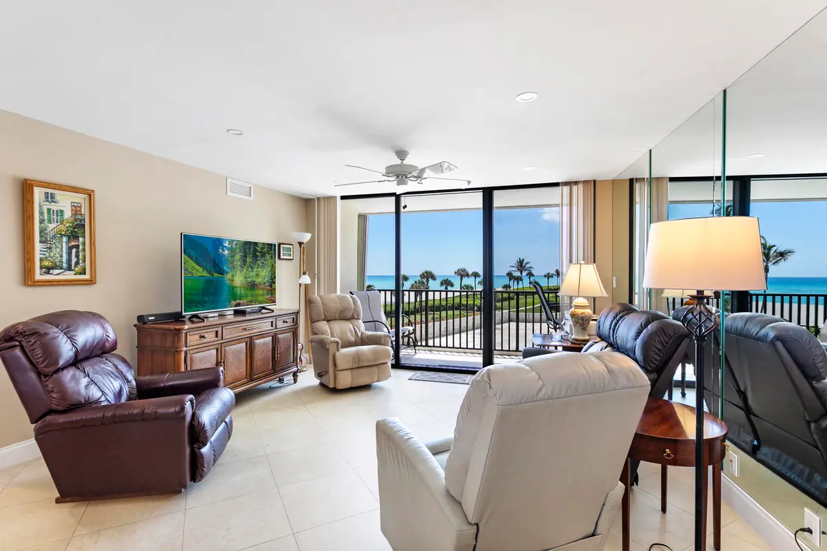 Living Room at 400 Ocean Trail Way 303, Jupiter