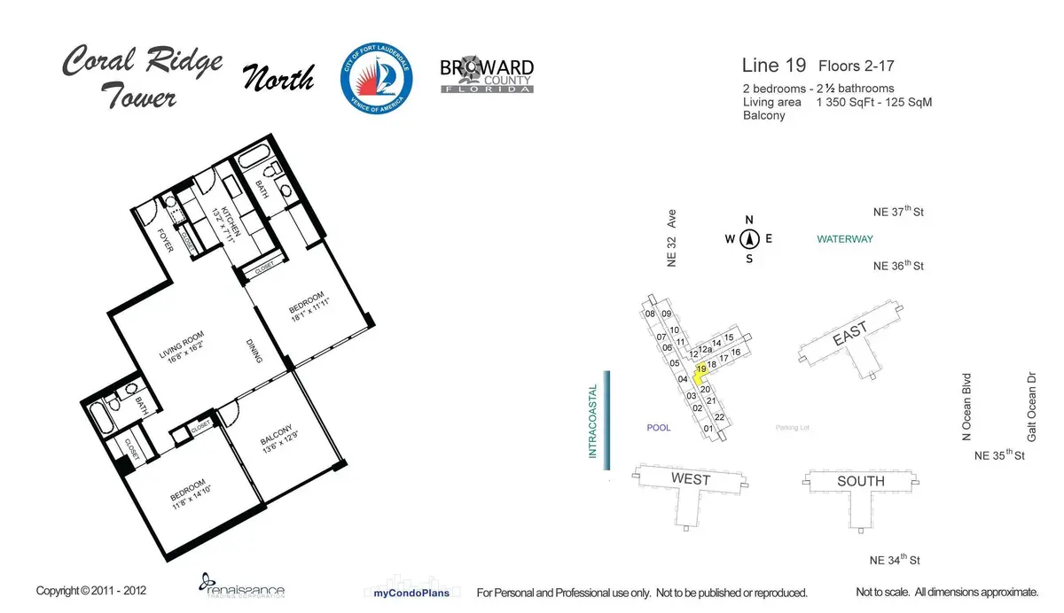 Floor Plan 5506785 at 3200 NE 36th Street 619, Fort Lauderdale