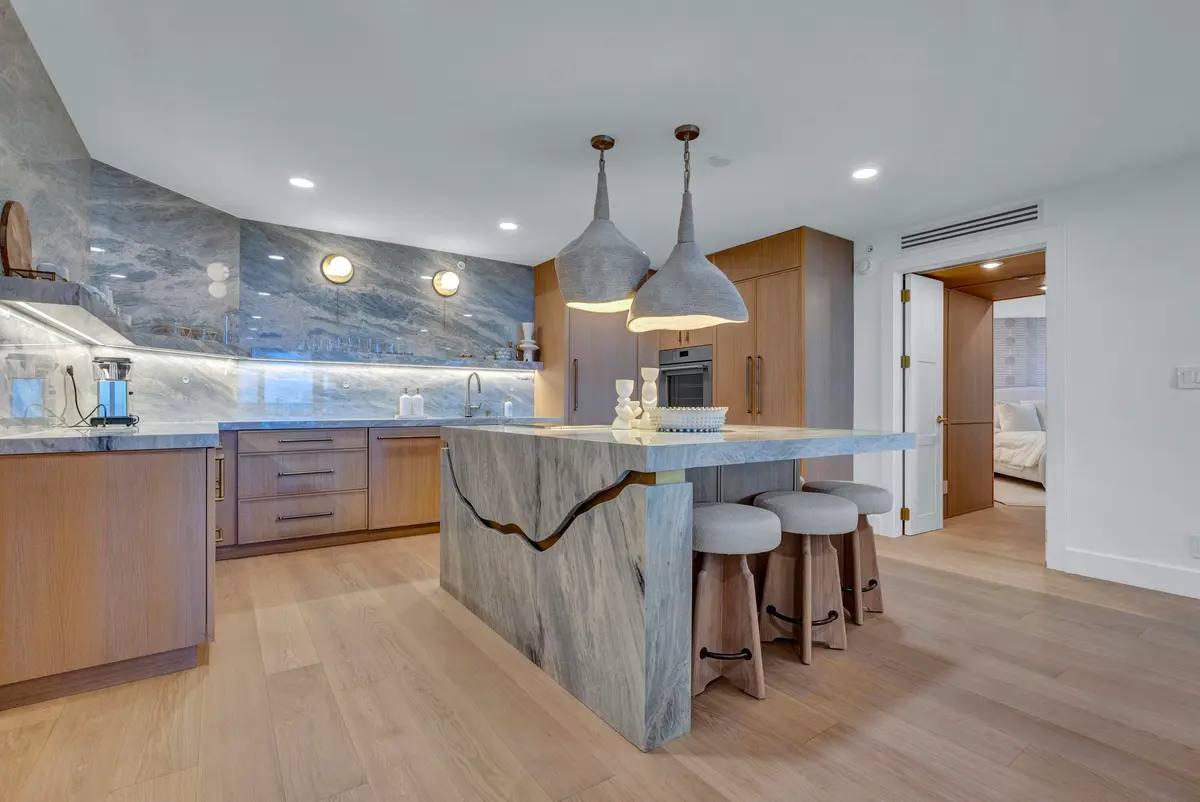 Kitchen at 3170 S Ocean Boulevard N204, Palm Beach