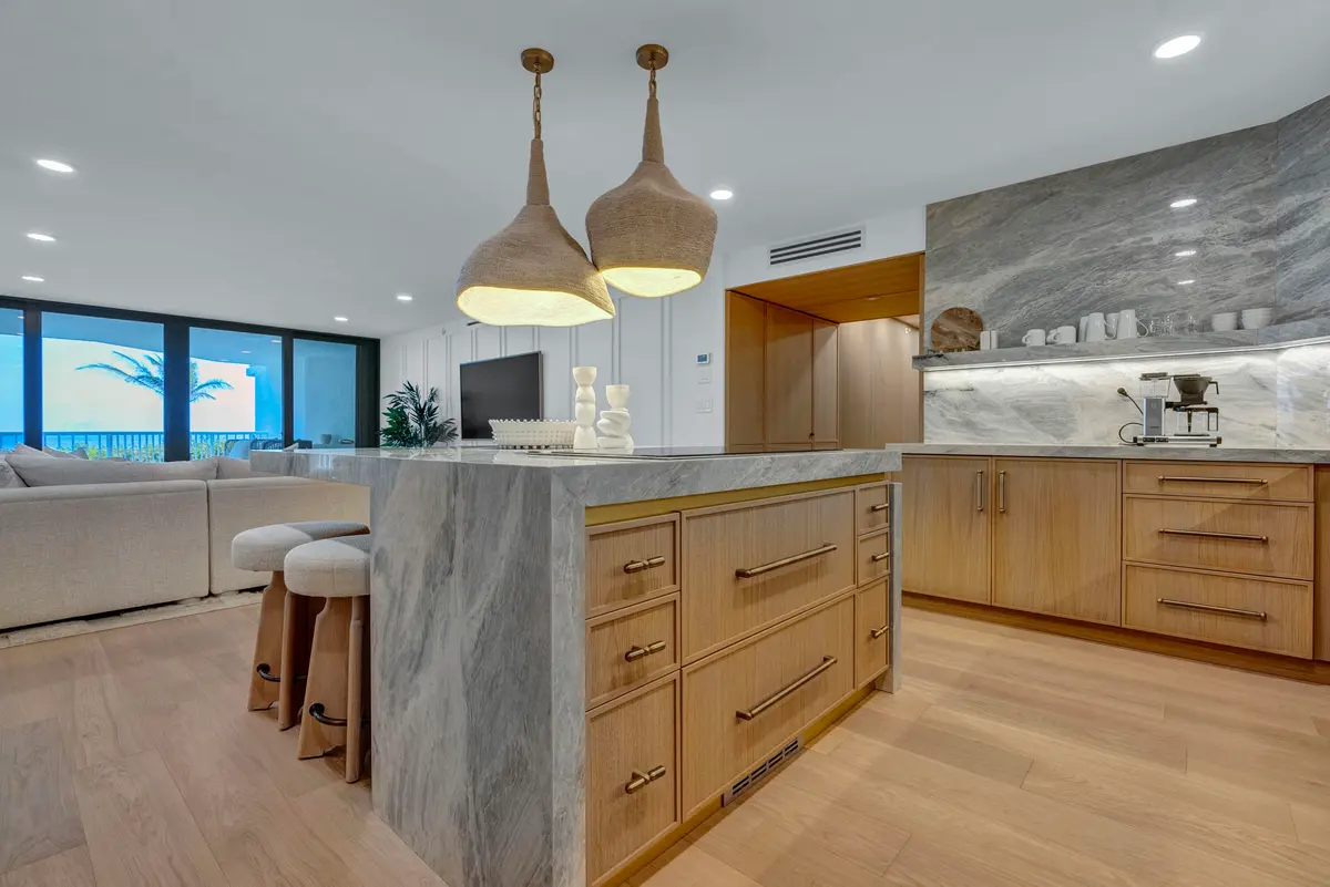 Kitchen at 3170 S Ocean Boulevard N204, Palm Beach
