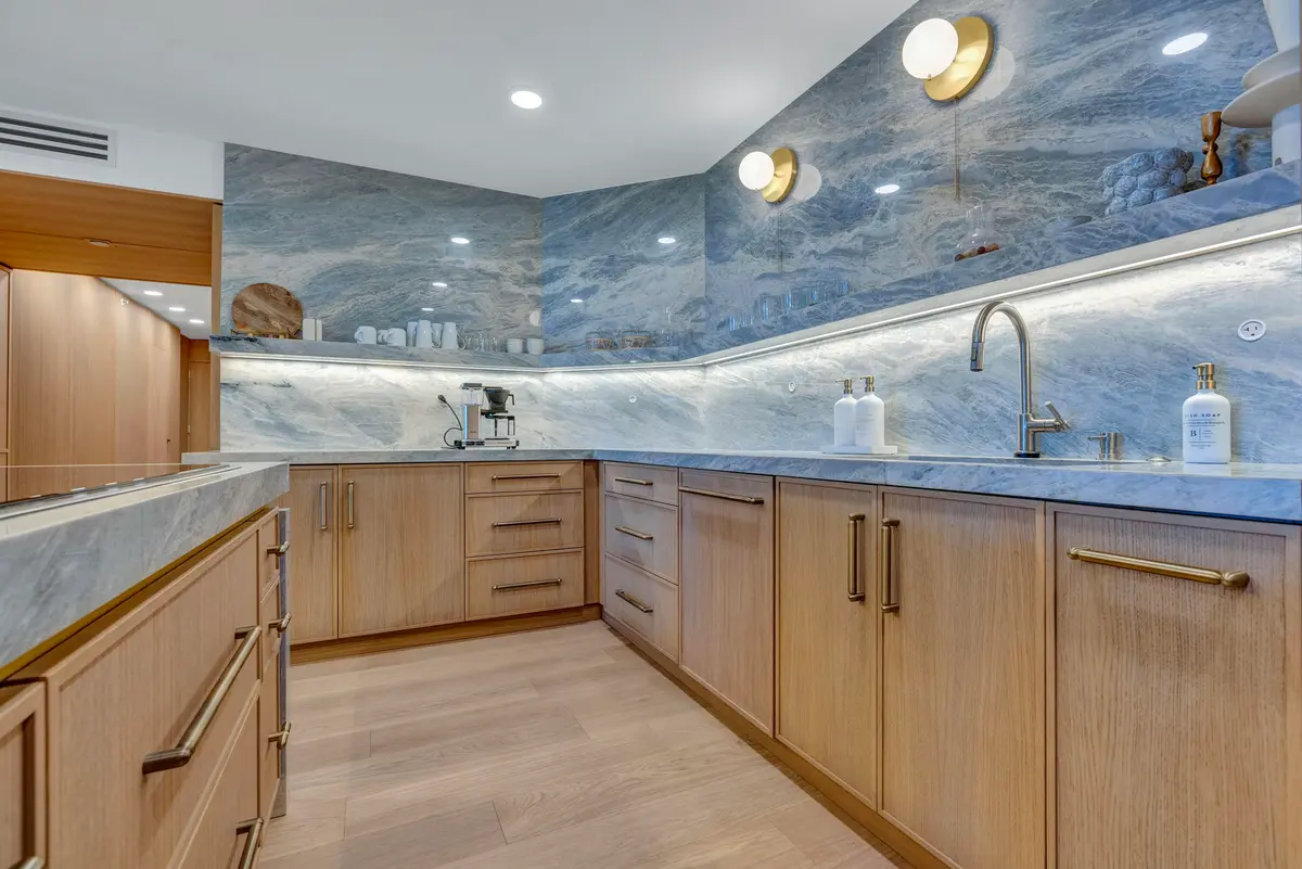 Kitchen at 3170 S Ocean Boulevard N204, Palm Beach