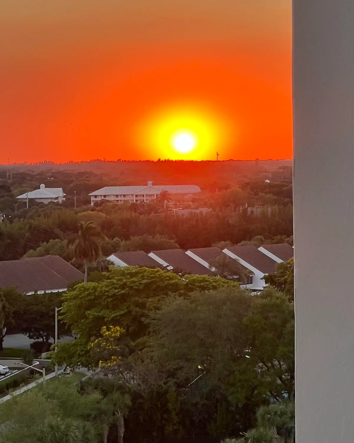 Sunset pic at 2400 Presidential Way 1005, West Palm Beach