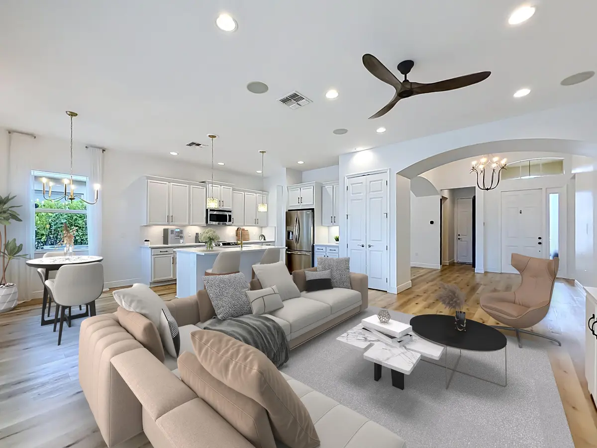 Living Room-Kitchen at 2821 Bellarosa Circle, Royal Palm Beach