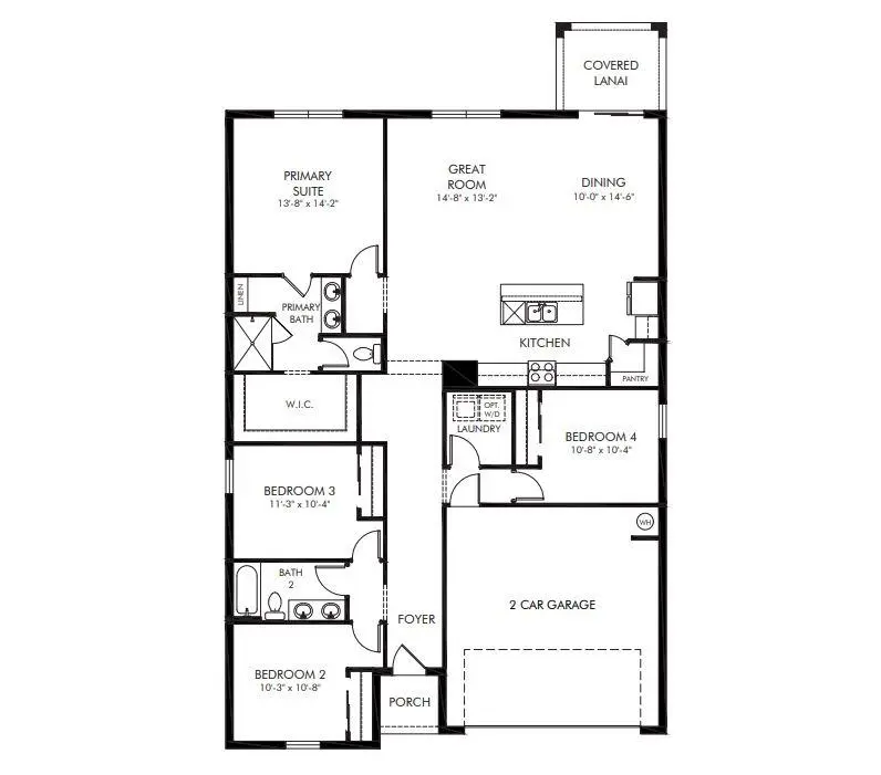 Floorplan at 5477 Hampton Park Circle, Vero Beach