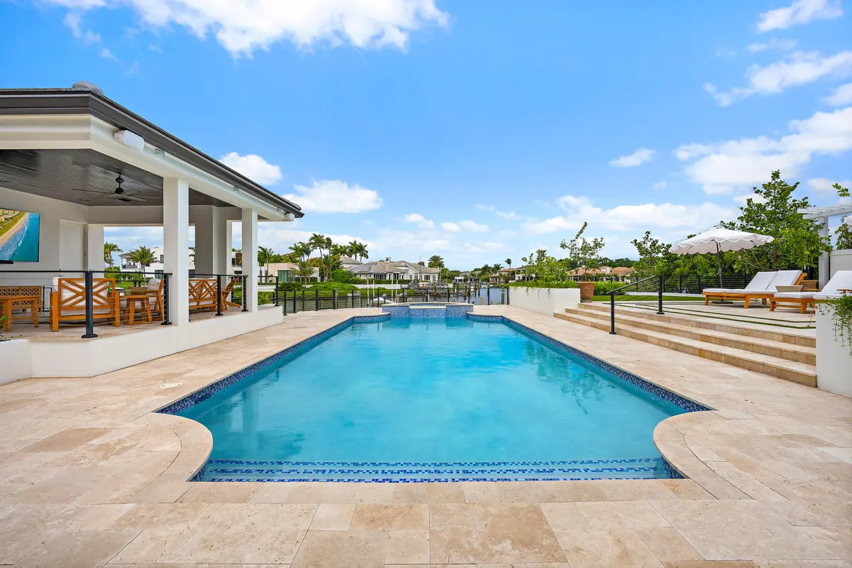 Pool Area at 386 Eagle Drive, Jupiter