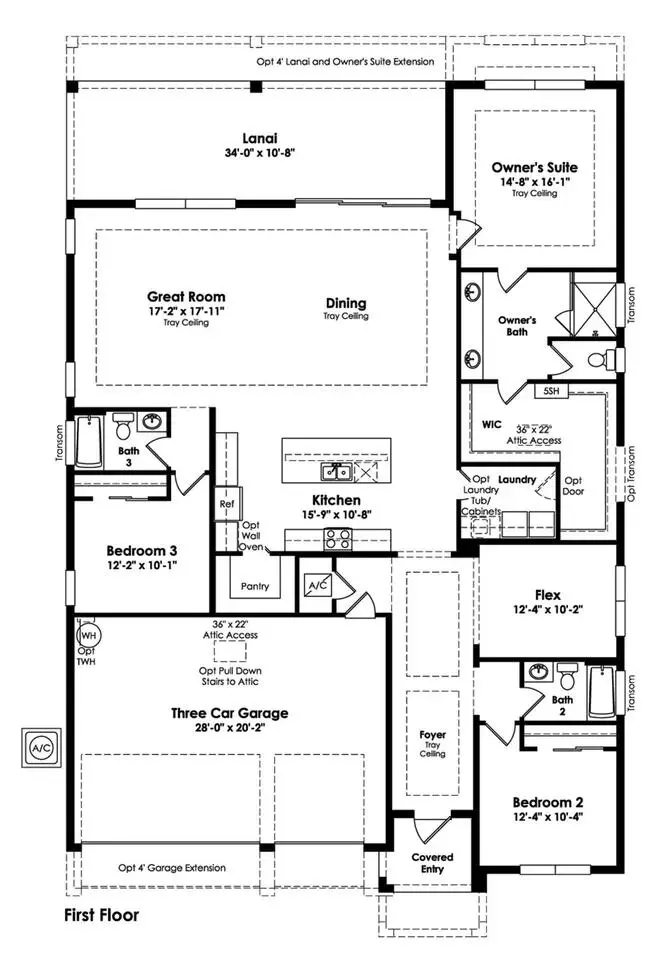 floorplan at 2341 SE Canopy Cove Lane, Port St. Lucie