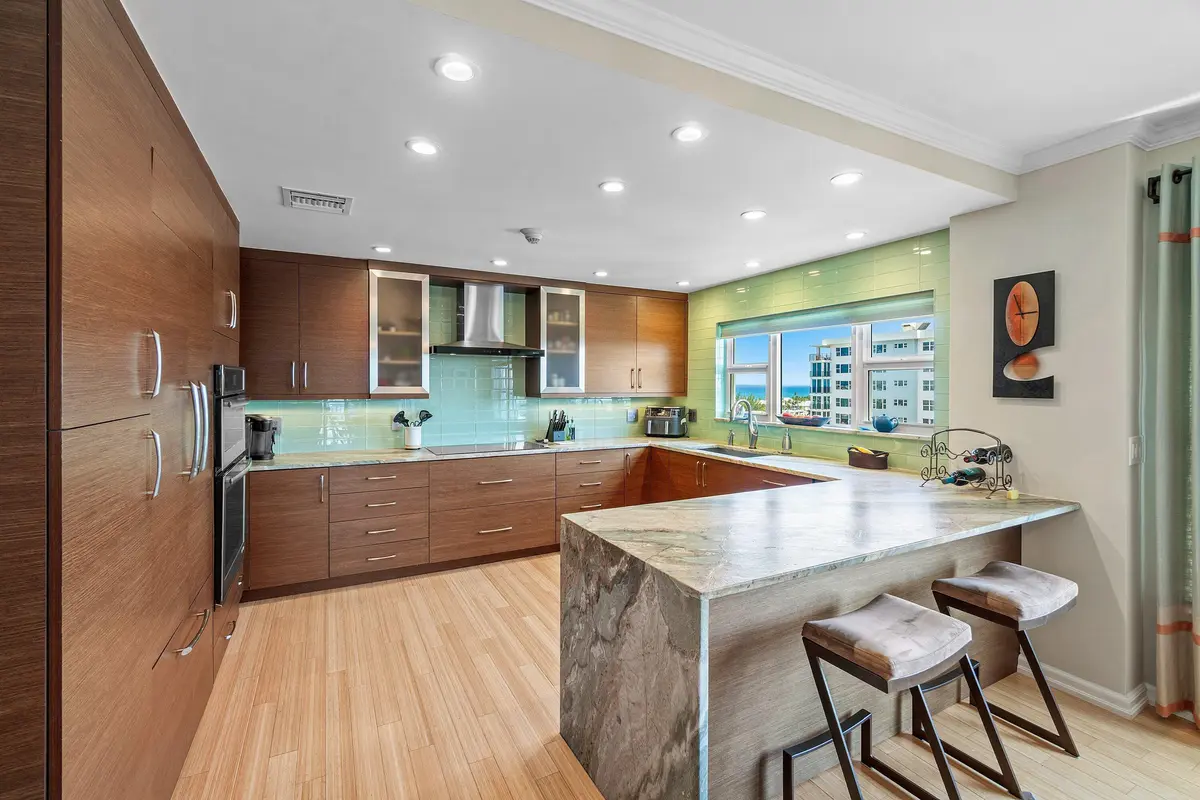 Open & Updated Kitchen at 200 Macfarlane Drive N-1101, Delray Beach