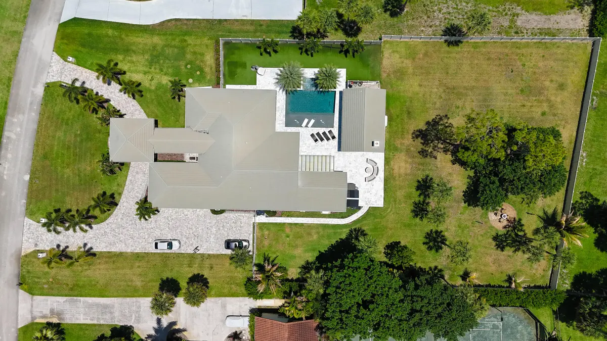 Aerial Whole property at 13796 Doubletree Trail, Wellington
