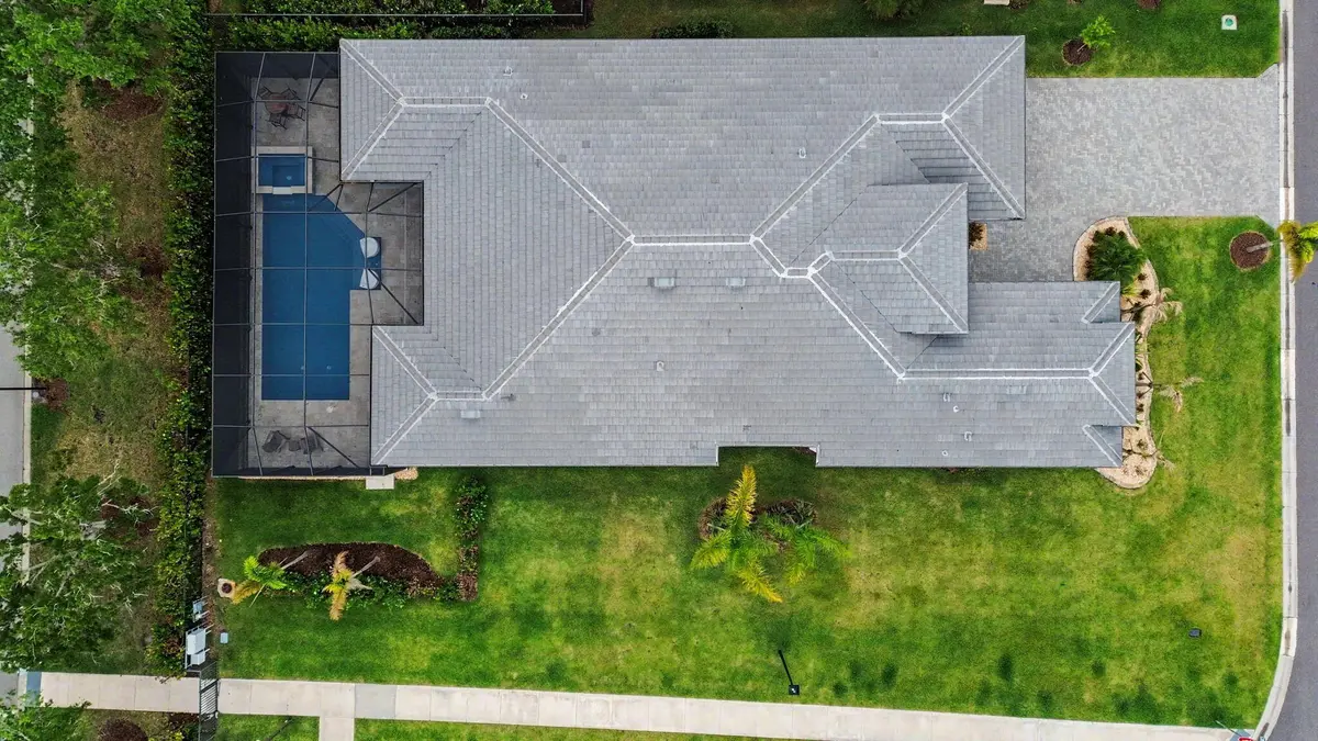 Aerial Pool at 11347 SW Sea Cove Lane, Port St. Lucie