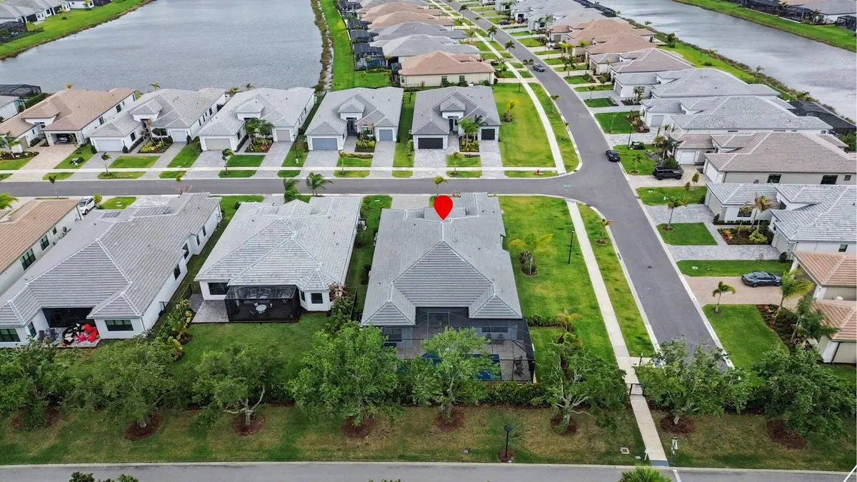 Aerial Rear at 11347 SW Sea Cove Lane, Port St. Lucie