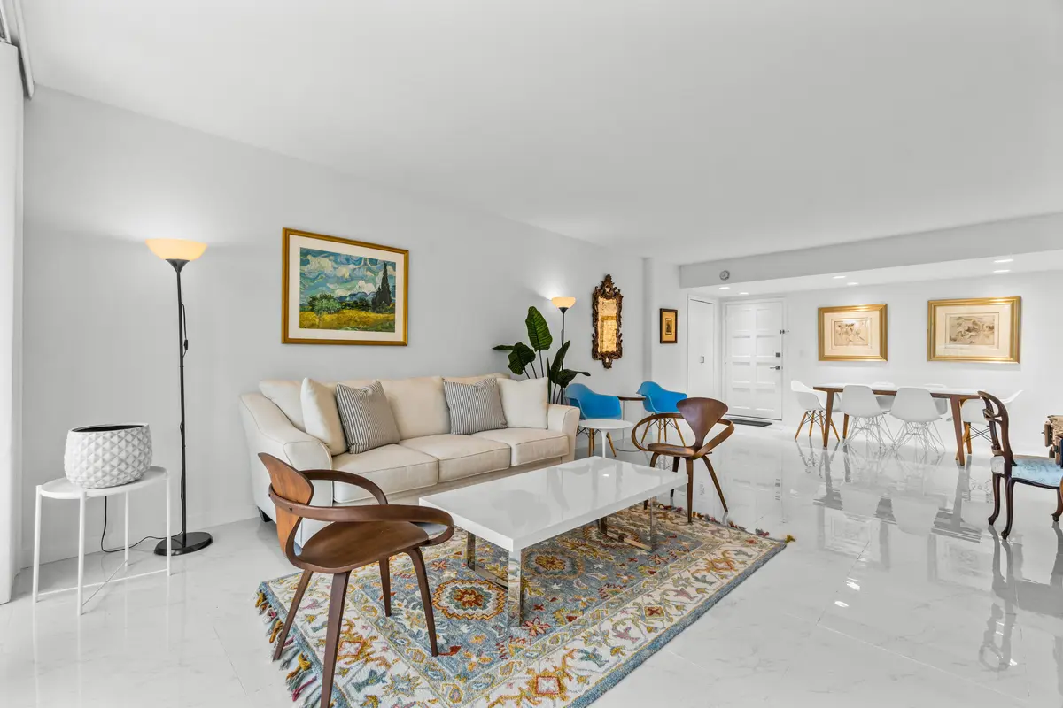 living room at 2780 S Ocean Boulevard 306, Palm Beach