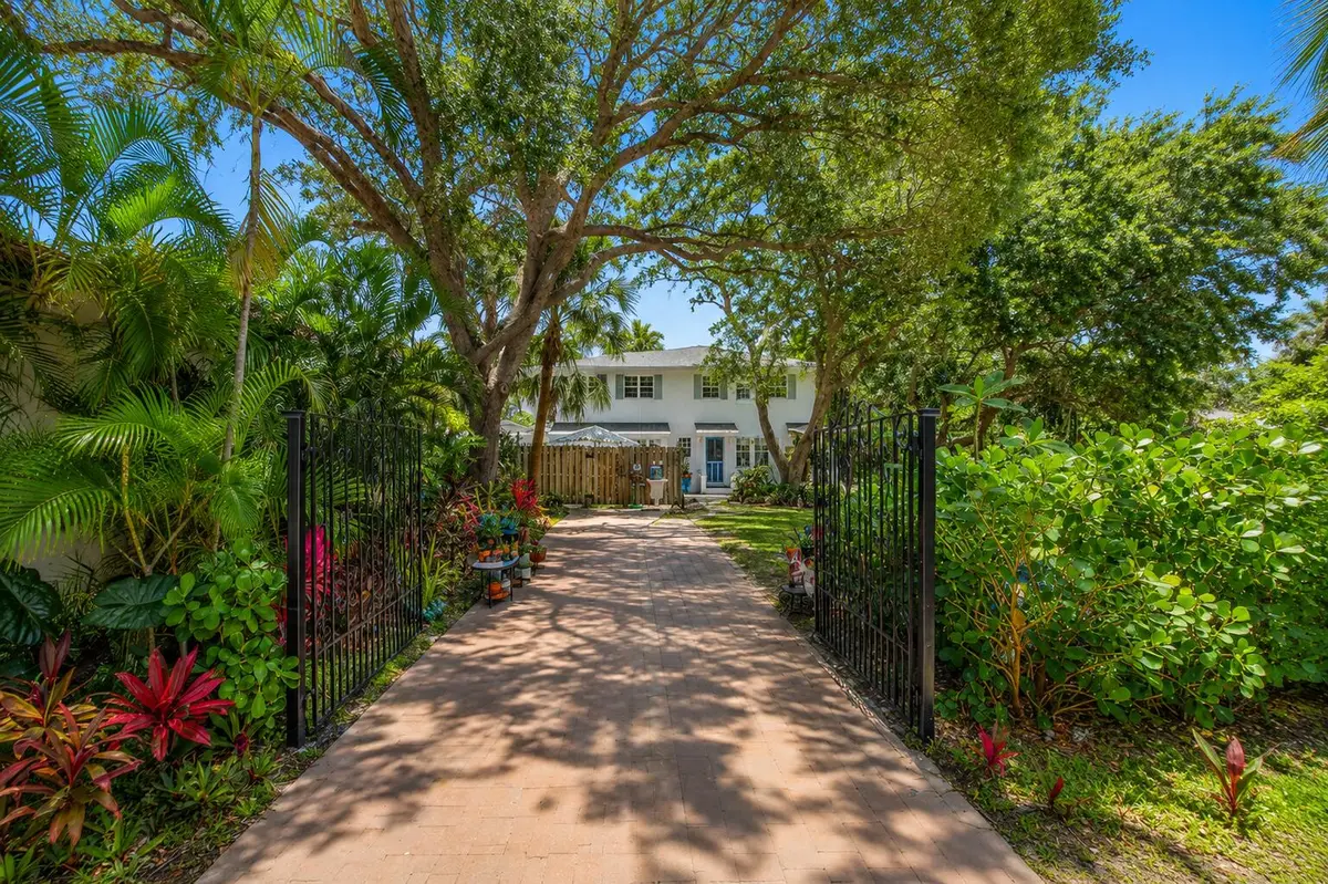 Main entrance - Gate at 706 N Palmway, Lake Worth Beach