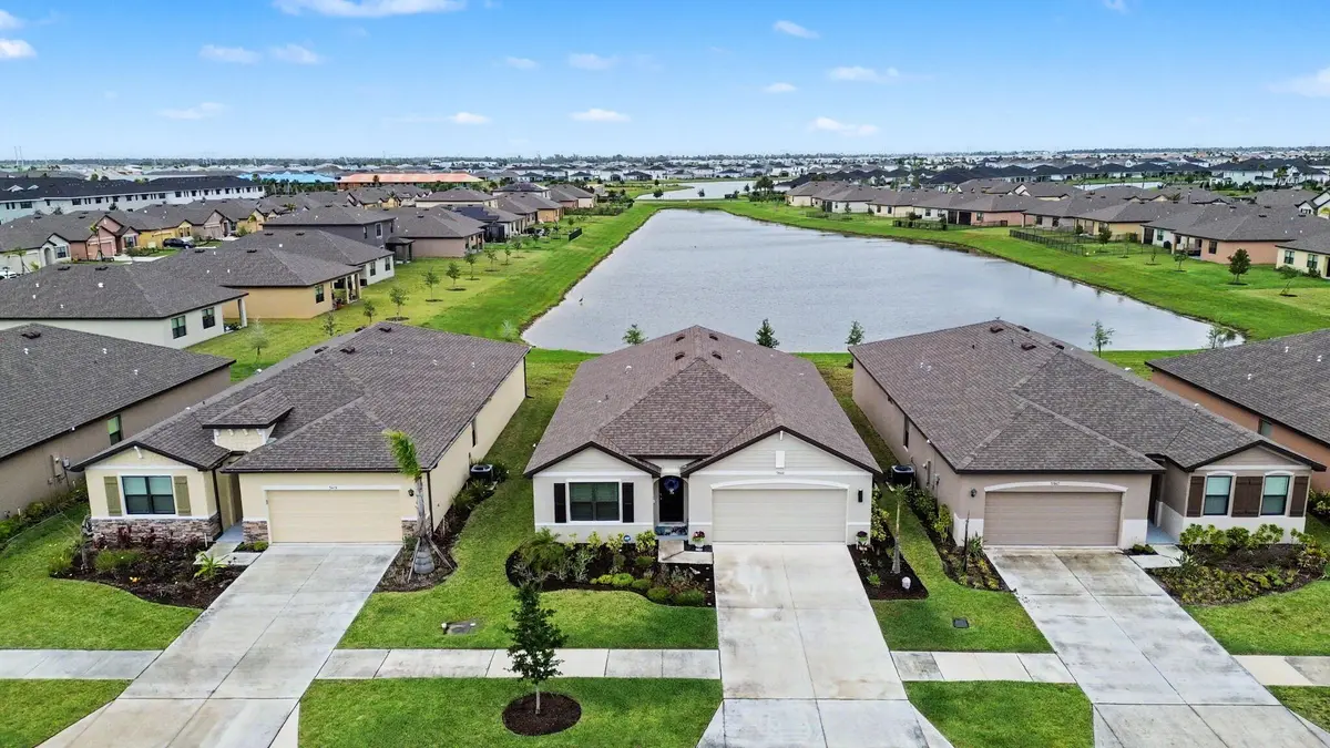 Aerial Front at 9868 SW Triton Way, Port St. Lucie