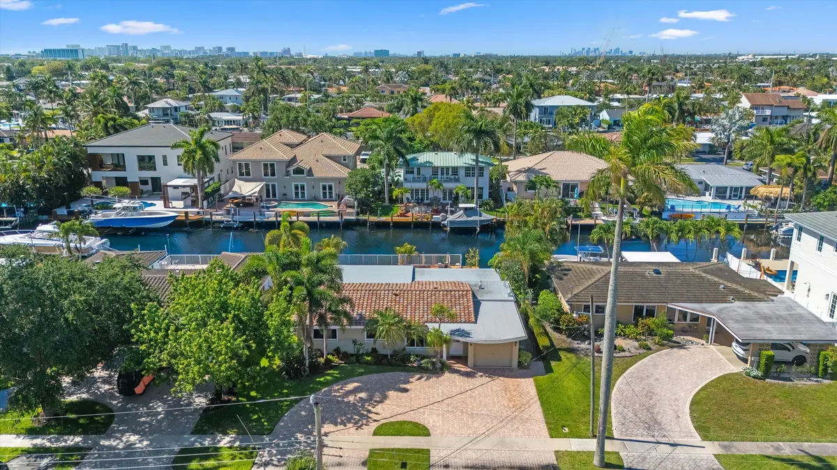 Aerial South at 330 SE 9th Court, Pompano Beach