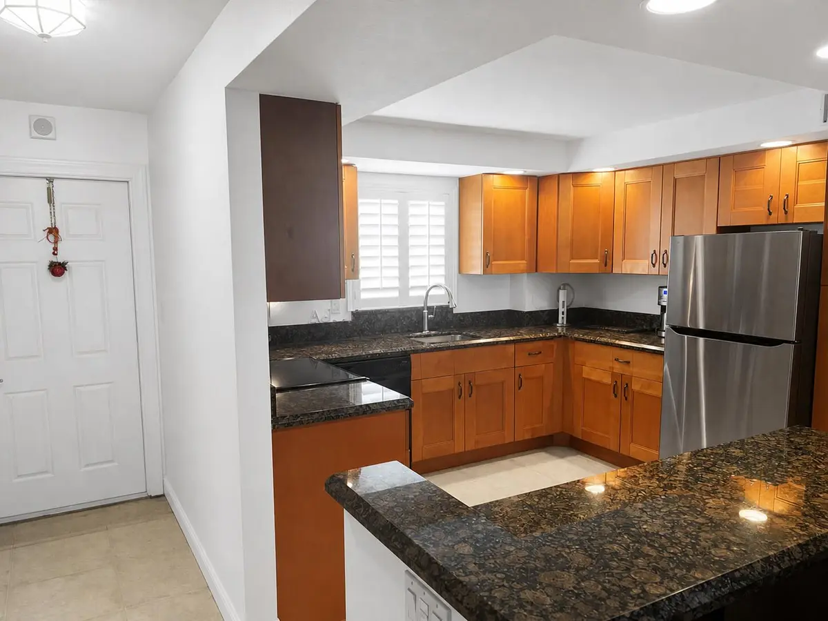 entry kitchen vs1 at 1160 Hillsboro Mile 304, Hillsboro Beach