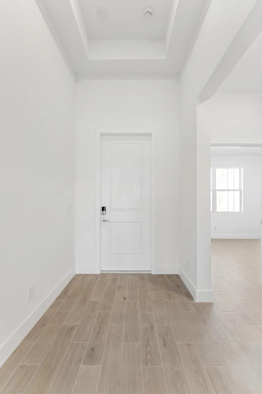 Foyer with Ceiling Treatment at 10128 NW Field Flower Trail, Port St. Lucie