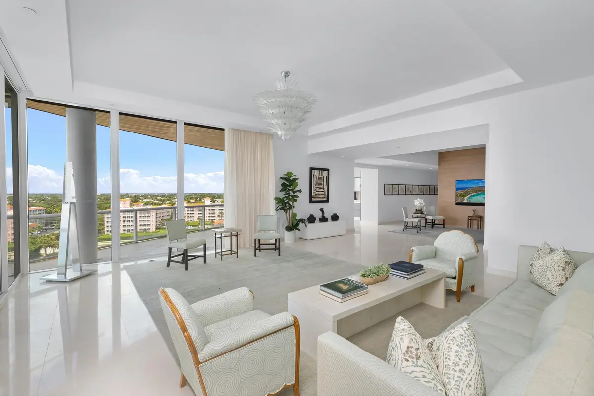 Formal Living Room at 1000 S Ocean Boulevard 601, Boca Raton
