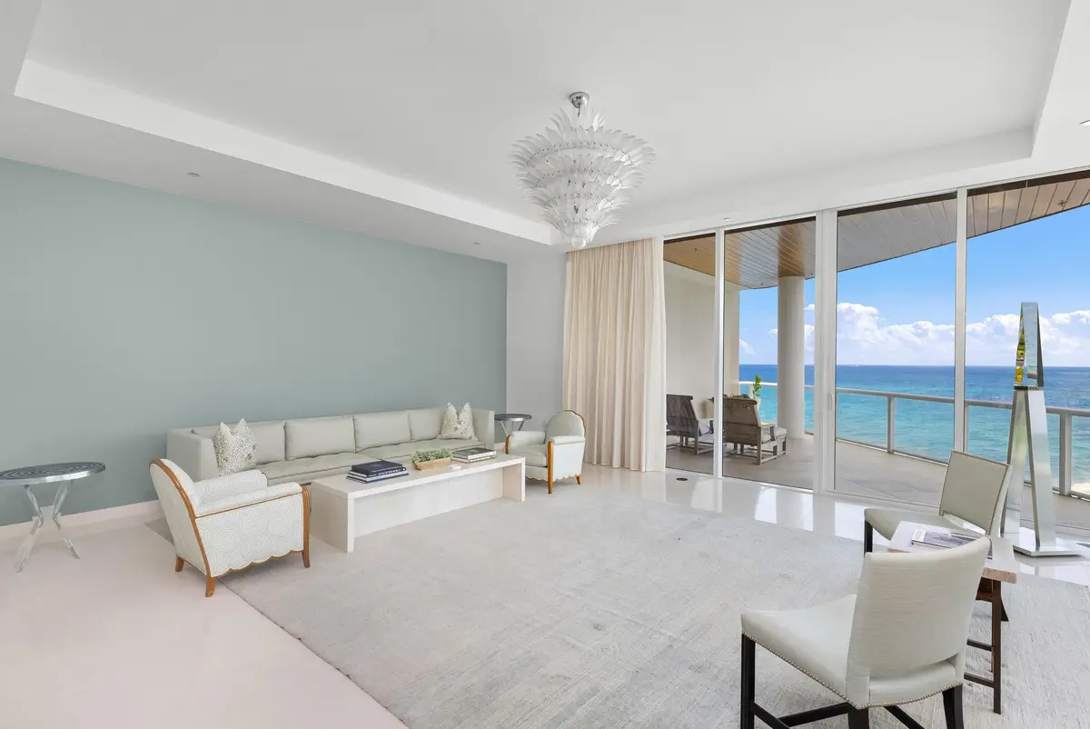 Formal Living Room at 1000 S Ocean Boulevard 601, Boca Raton
