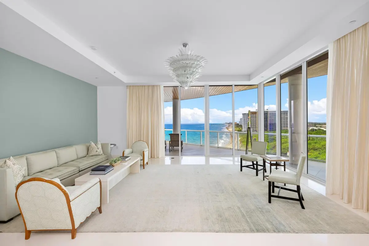 Formal Living Room at 1000 S Ocean Boulevard 601, Boca Raton