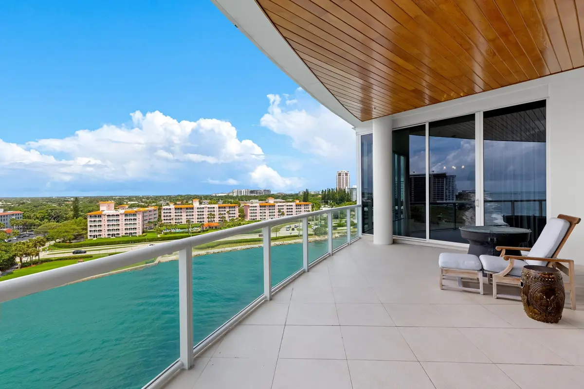 West Facing Balcony at 1000 S Ocean Boulevard 601, Boca Raton