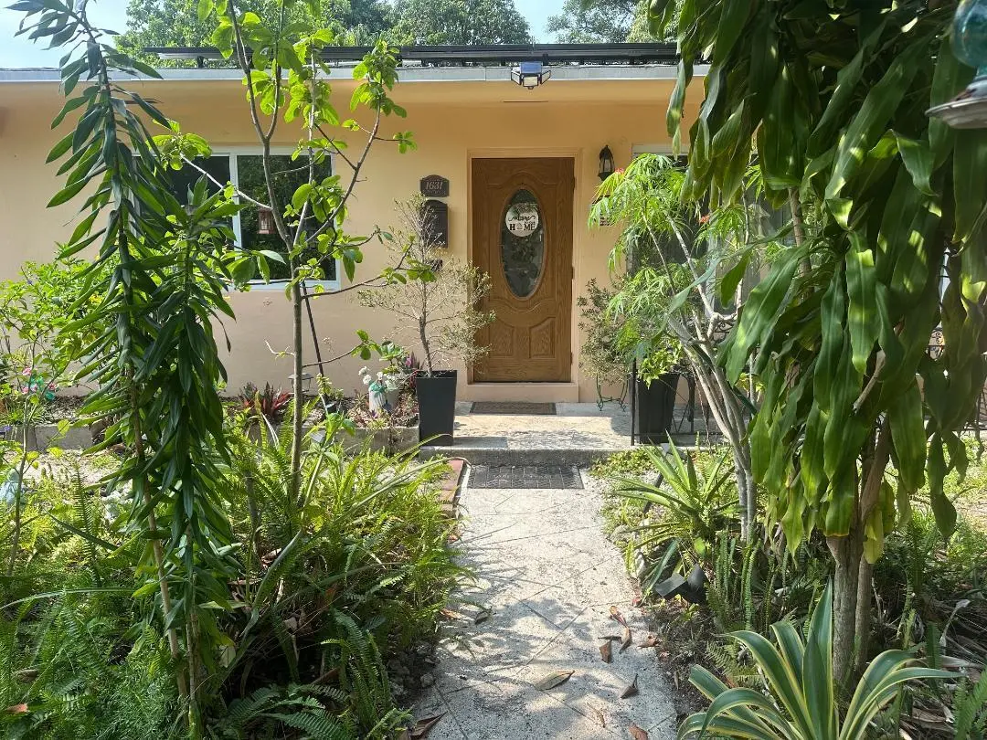 1631 front door at 1631 NE 157th Terrace, North Miami Beach