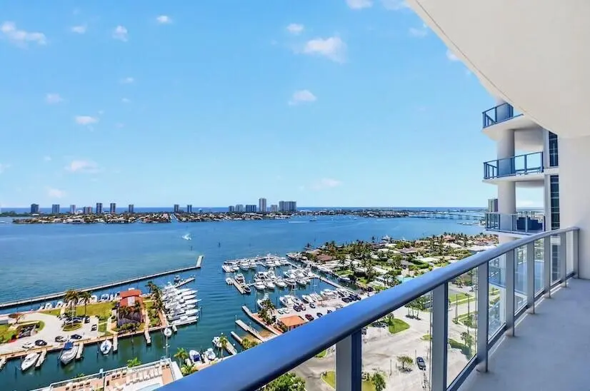 Balcony view at 220 Lake Shore Drive 1808, Lake Park