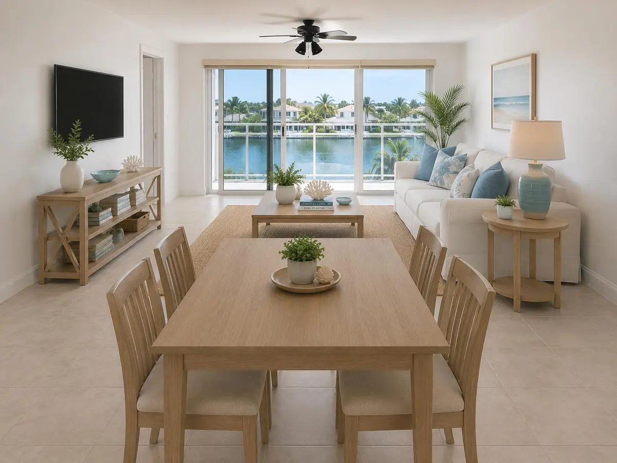 living dining at 1160 Hillsboro Mile 304, Hillsboro Beach