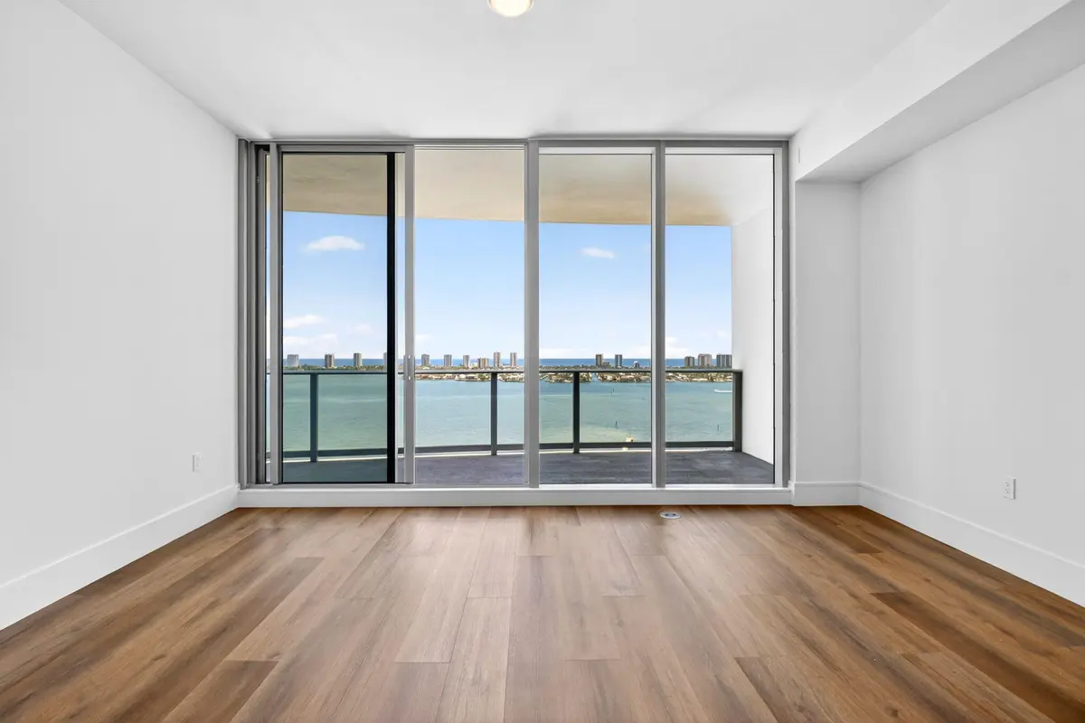 Living room with Intracoastal view at 220 Lake Shore Drive 1808, West Palm Beach