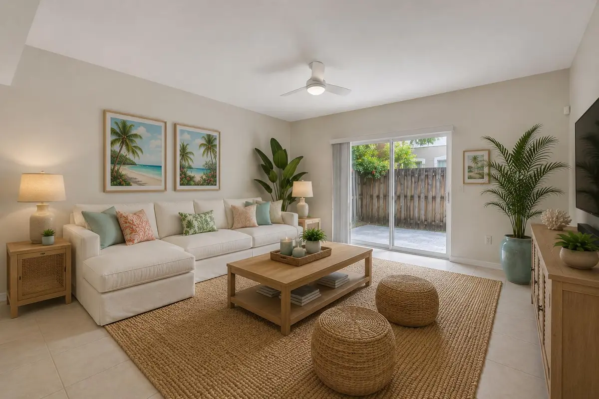 Family room at 12616 NW 14th Court, Sunrise