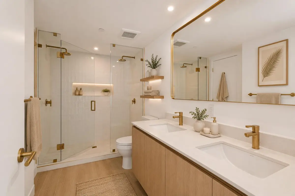 Bathroom at 90 NE 32nd Street 805, Miami