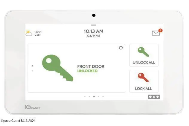 SMART HOME PANEL at 12813 SW Forli Way, Port St. Lucie