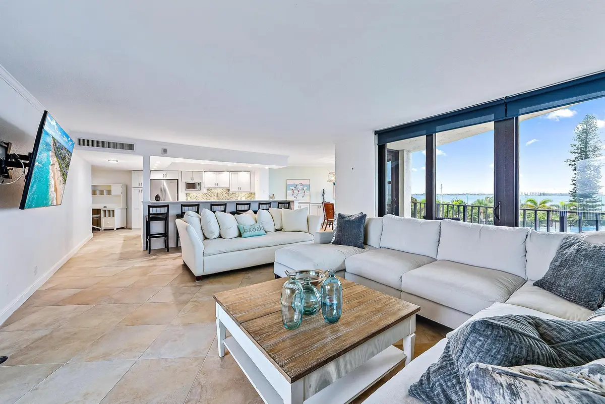 Living Room at 5420 N Ocean Drive 305, Singer Island