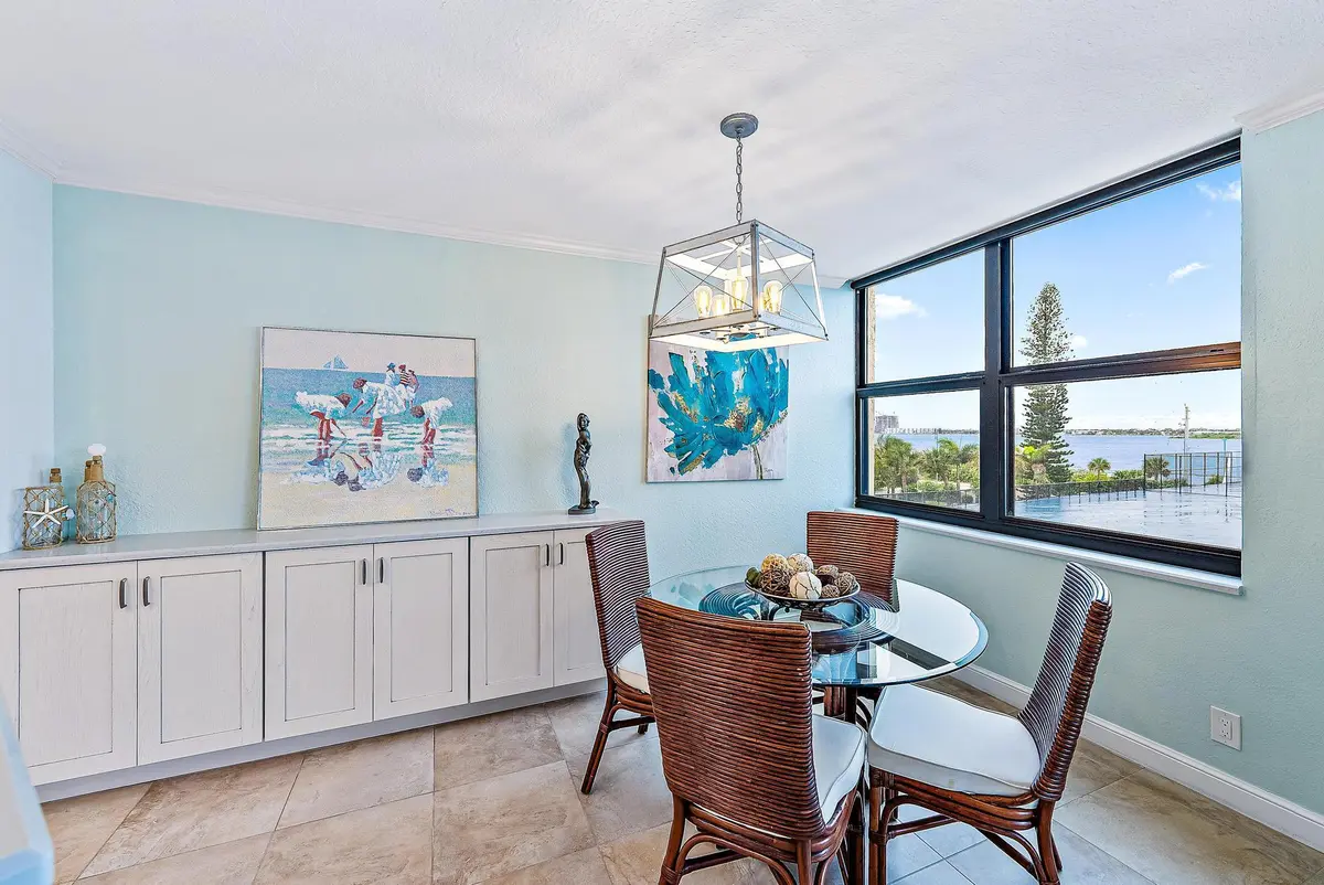 Dining Area at 5420 N Ocean Drive 305, Singer Island