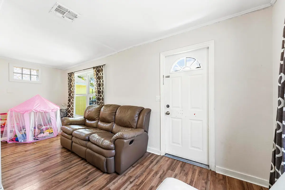 Living room at 518 N C Street, Lake Worth Beach