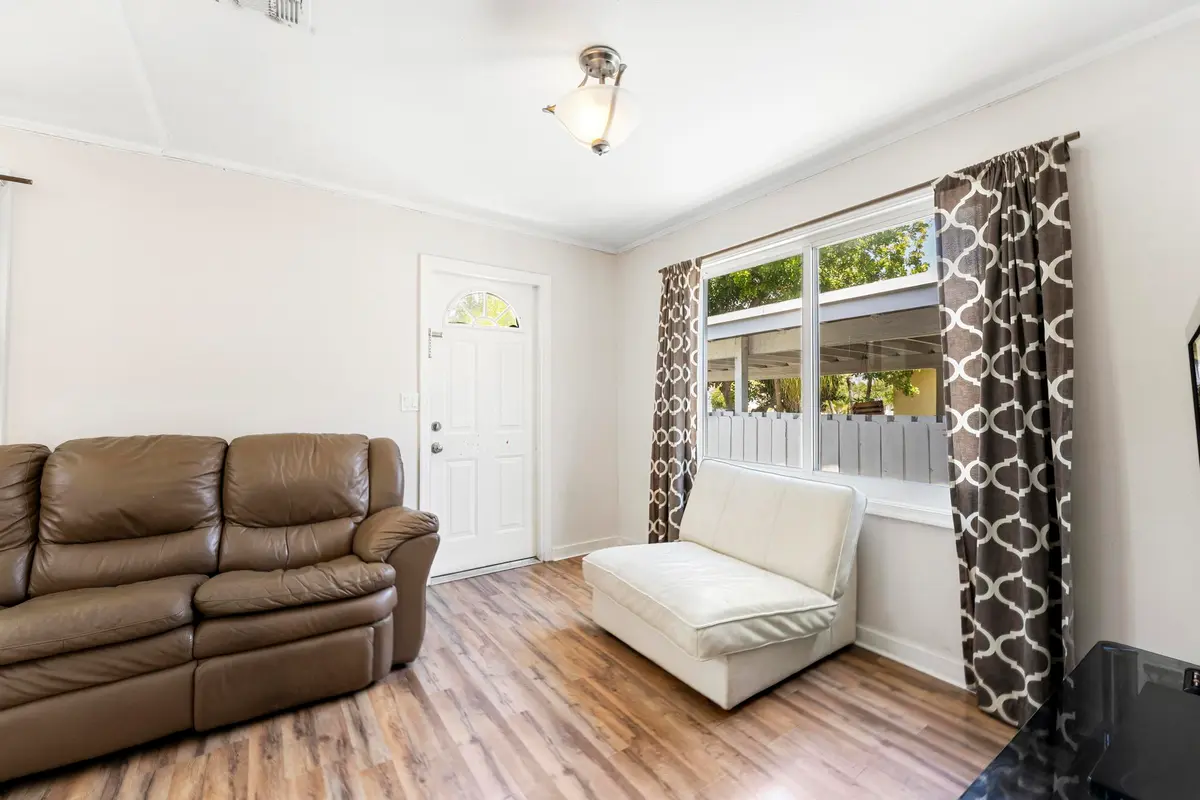 Living room at 518 N C Street, Lake Worth Beach