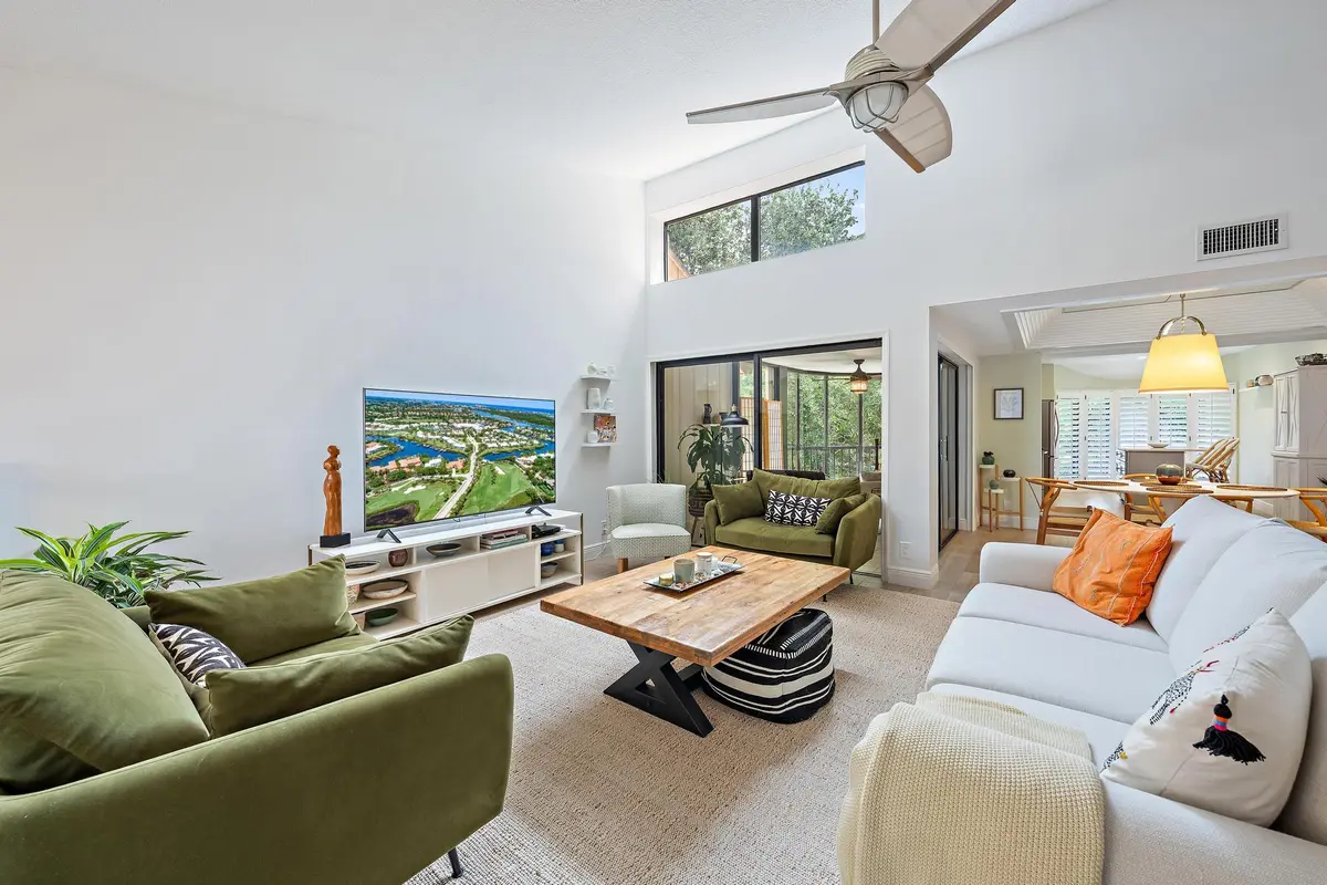 Living Room at 17165 Waterbend Drive 206, Jupiter