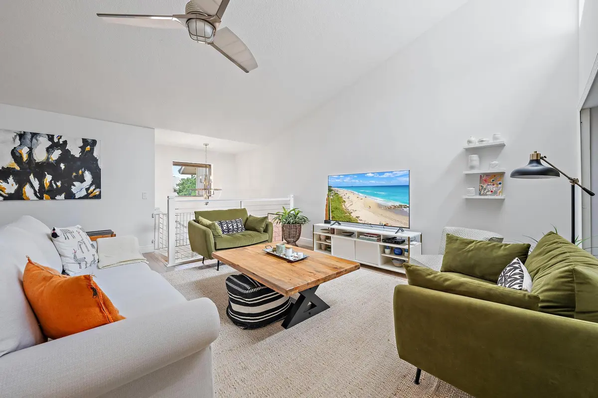 Living Room at 17165 Waterbend Drive 206, Jupiter