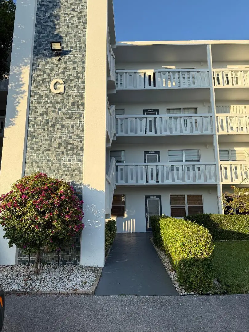 Boeko-front of building at 1019 Newport G, Deerfield Beach