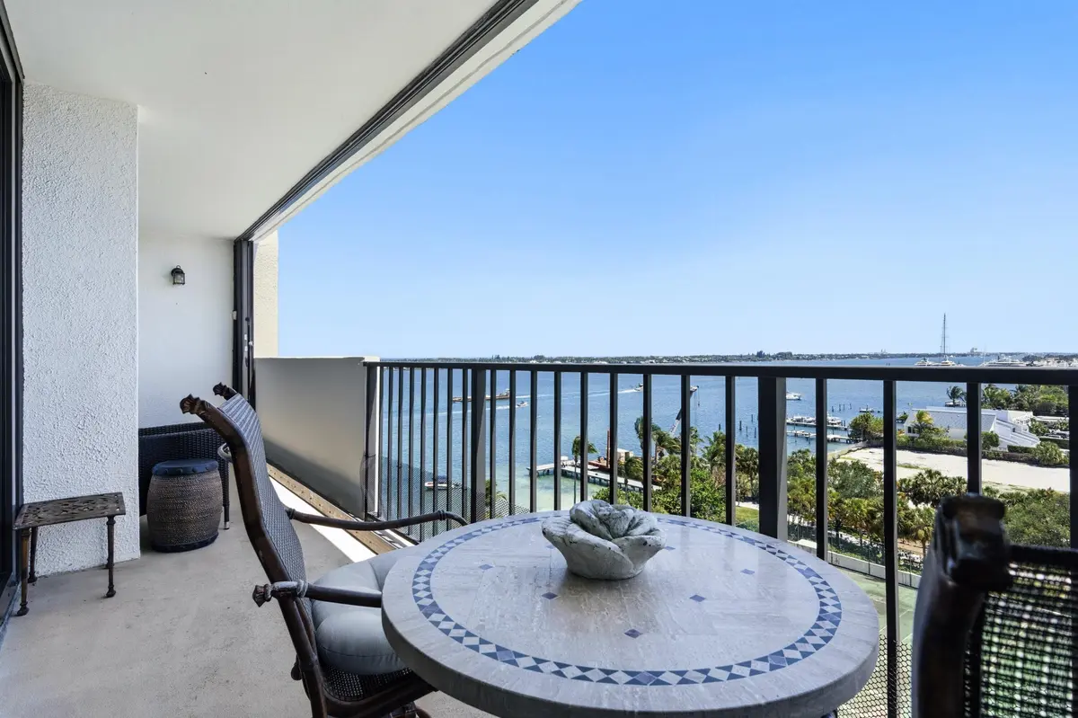 View from balcony at 5600 N Flagler Drive Unit 910, West Palm Beach