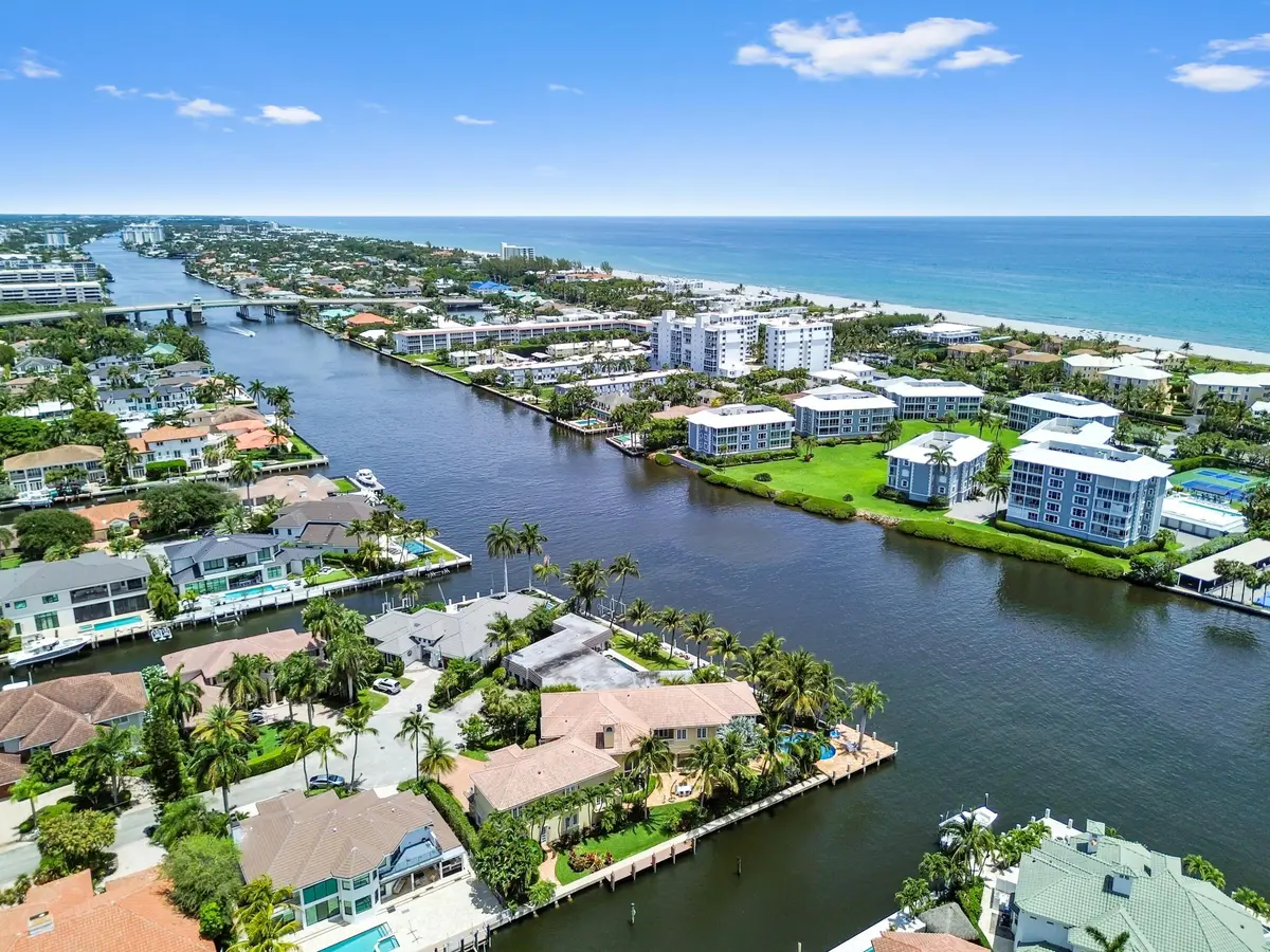overhead viiew from south at 976 Banyan Drive, Delray Beach