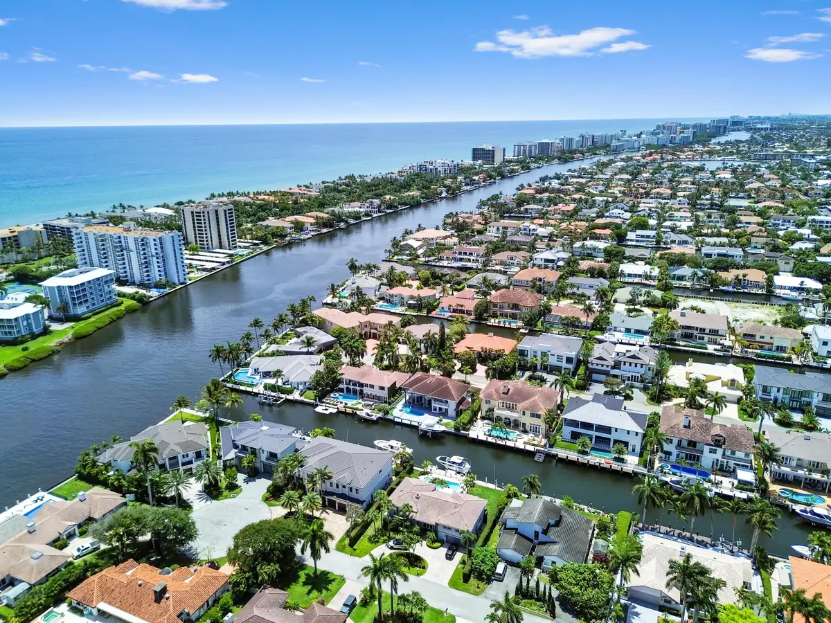 Over head of the street at 976 Banyan Drive, Delray Beach