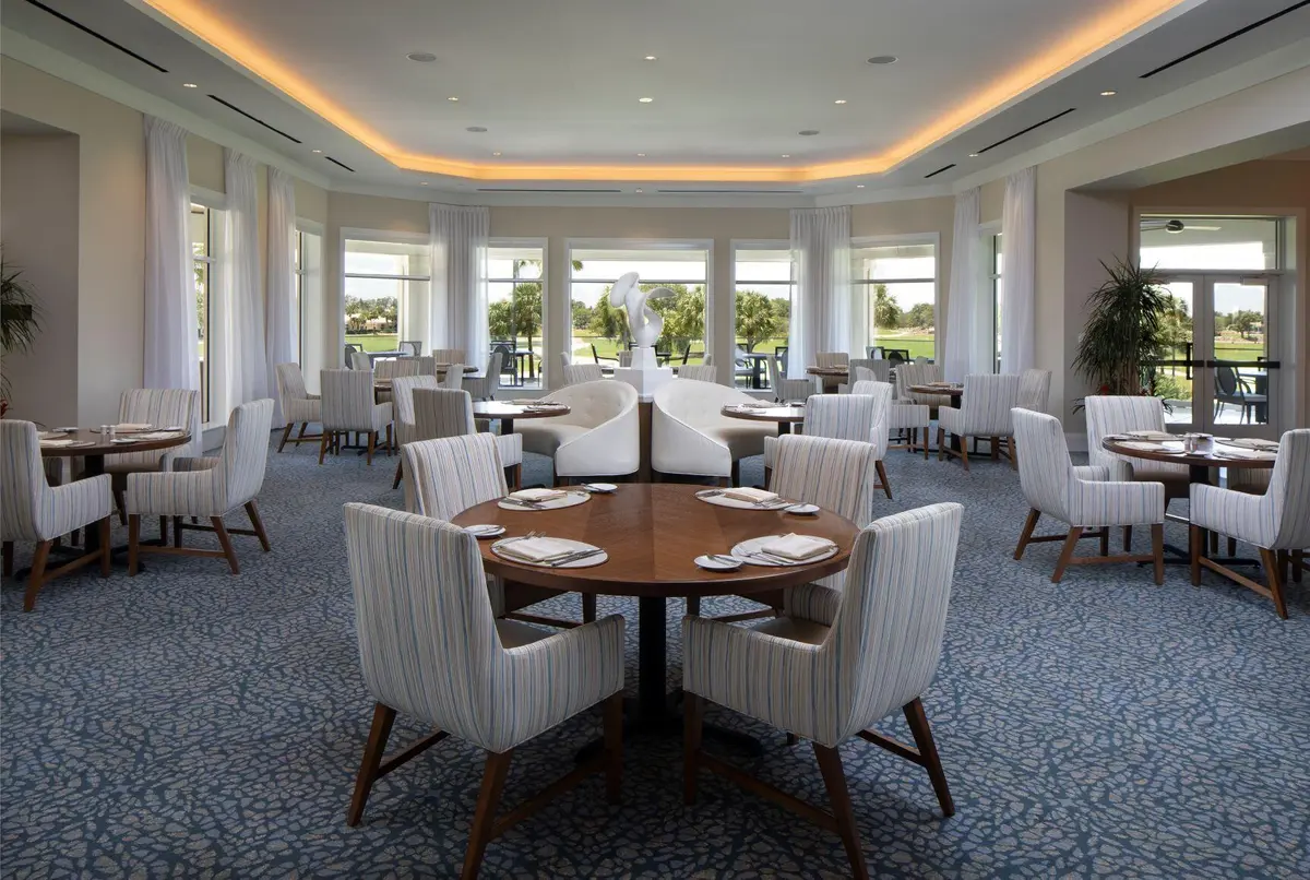 Loxahatchee Club Dining Room at 111 Caballo Lane, Jupiter