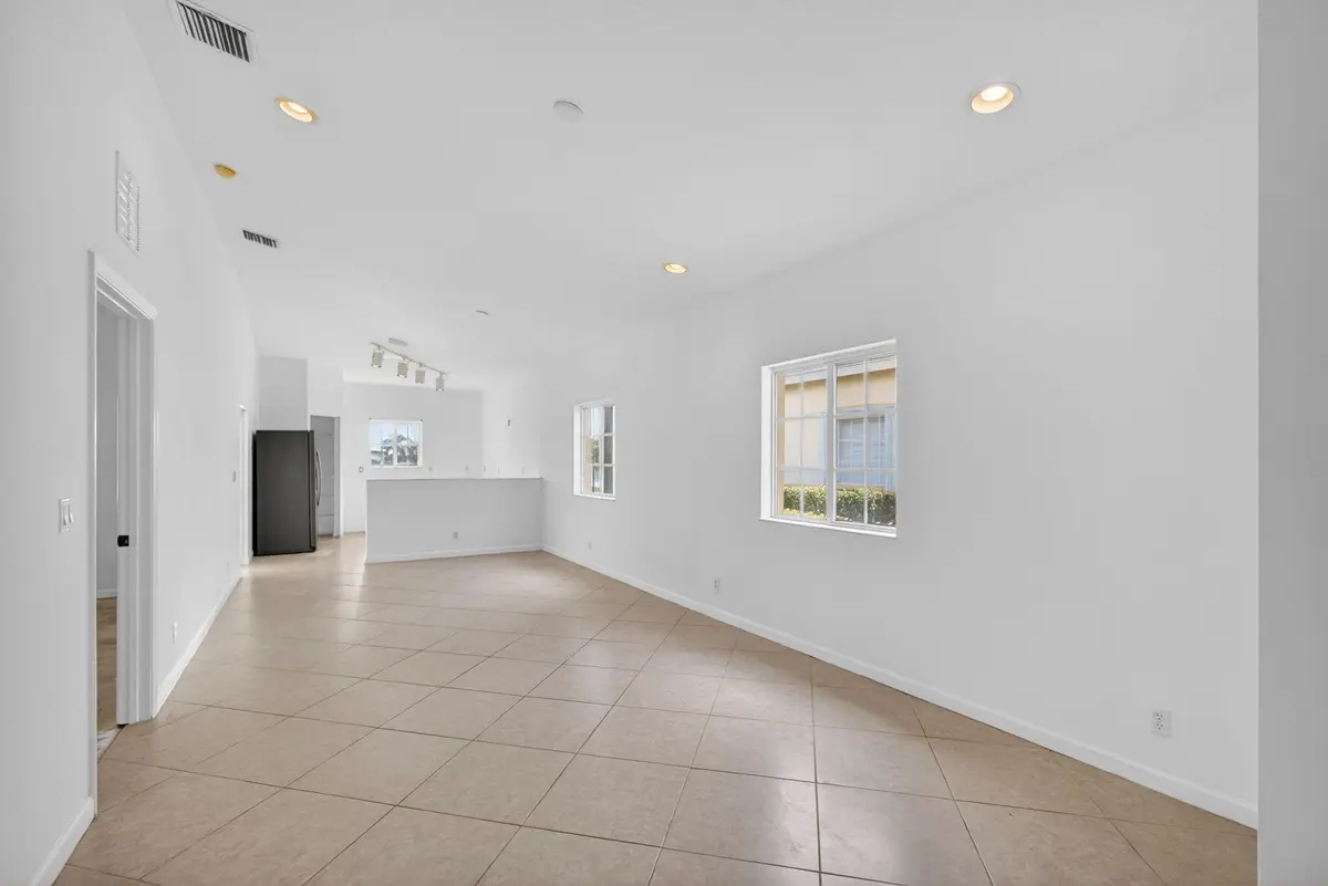Living / Kitchen Area at 2344 Windjammer Way, West Palm Beach