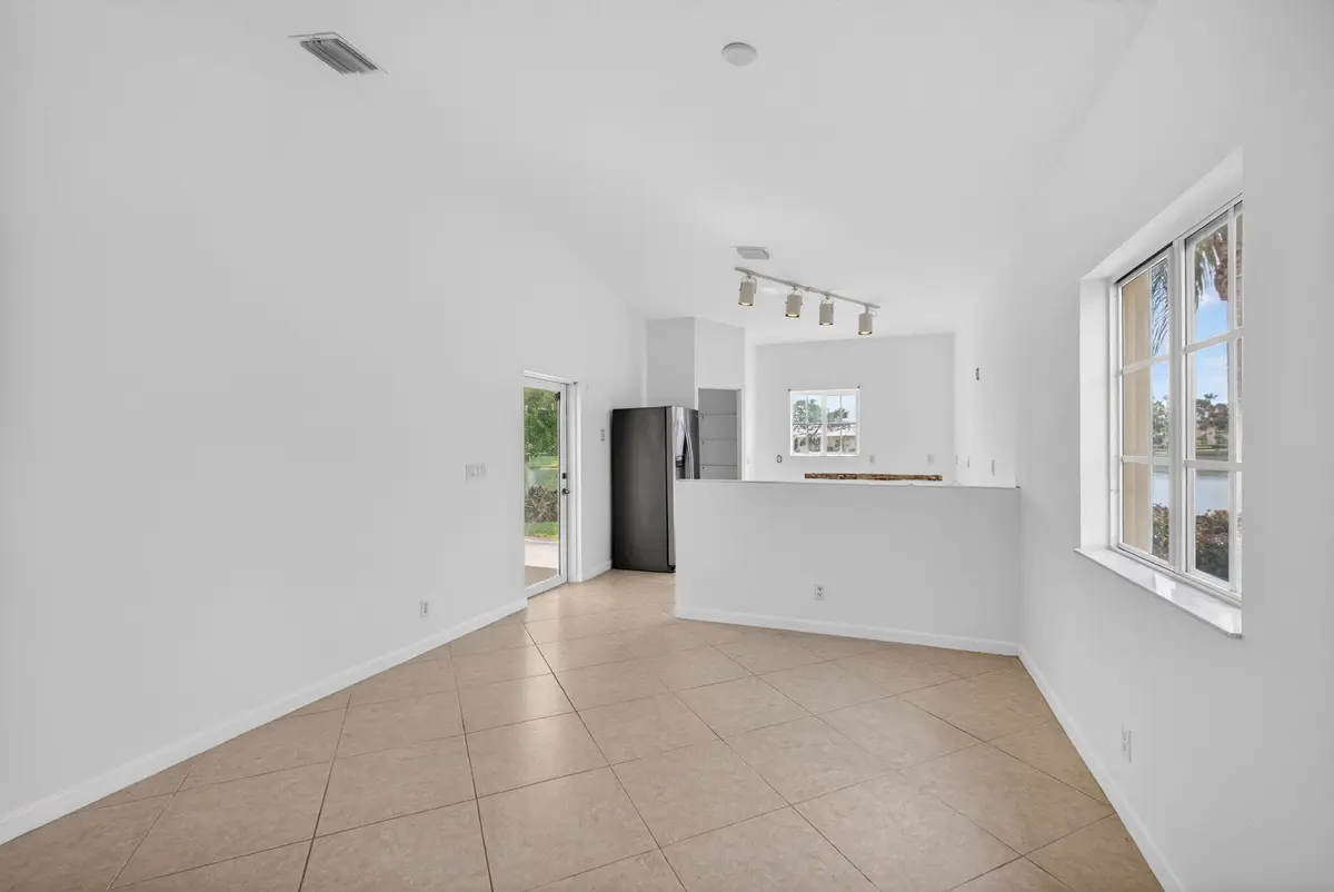 Living / Kitchen Area at 2344 Windjammer Way, West Palm Beach