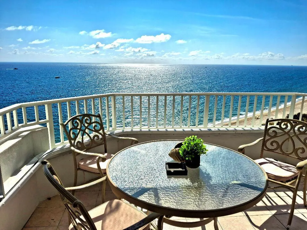 Claridge balcony at 1340 S Ocean Boulevard 1808, Pompano Beach