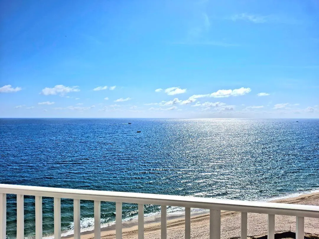 Claridge balcony view at 1340 S Ocean Boulevard 1808, Pompano Beach